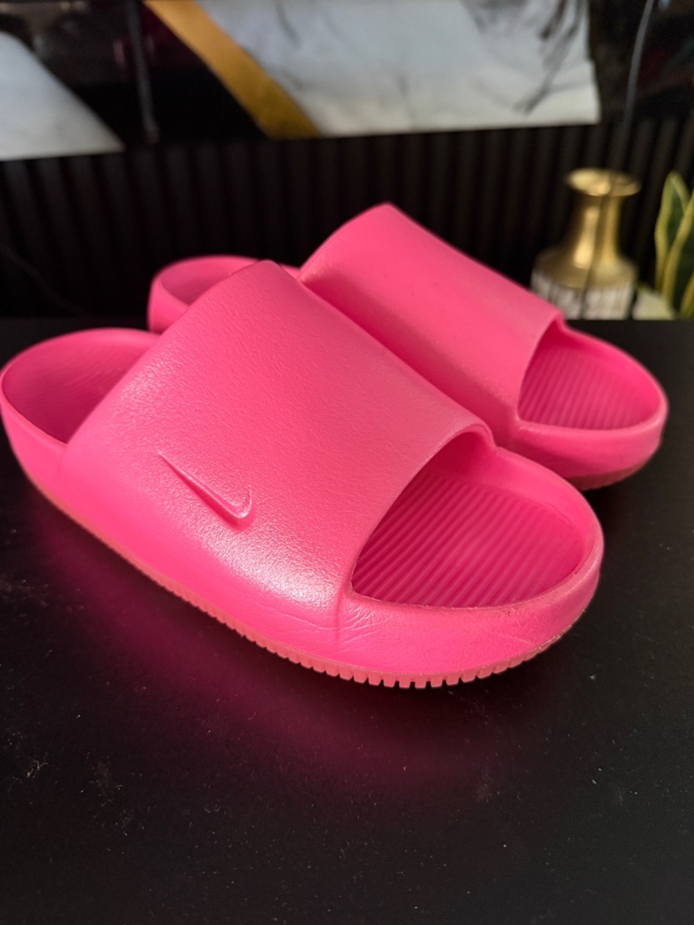 Nike Kids Hot Pink Slide Sandals